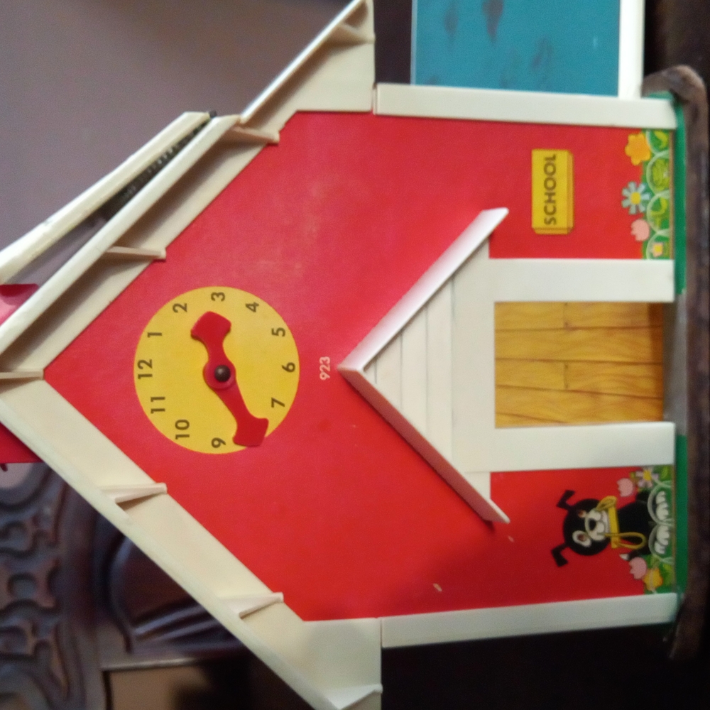 Reserved Vintage 1971 Fisher Price School house - Picture 4 of 15